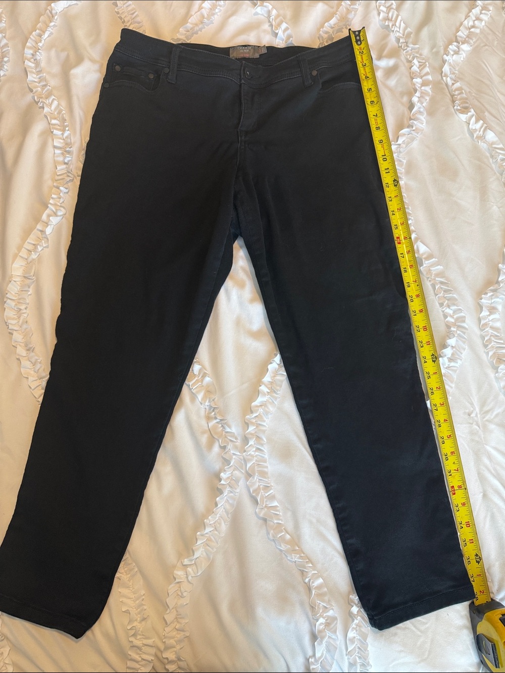 torrid Black Luxe Skinny Jeans Sateen Stretch